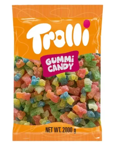 [A-SOURBEAR] Trolli Gummi Candy Sour Bears 2kg