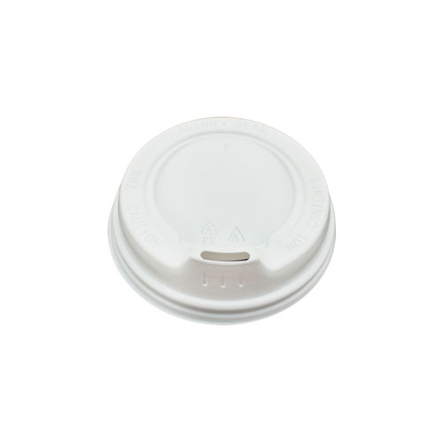 [D-LIDARTSPOUT-PS1216W] White Spout Coffee Cup Lid 8oz - 16oz 