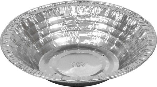 [2412-P3] Confoil Foil Container Round Custard Tart 120ml