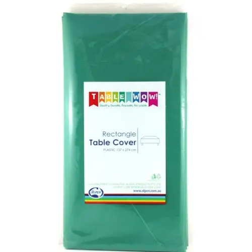 [B-TABLEGR] Table Cover Rectangle Green