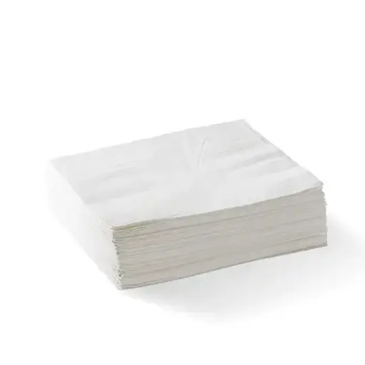 [E-BIONAP2PLY] Bio Napkin Lunch 1/4 Fold 2 Ply White