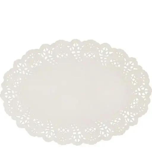 [C-DPOVAL7.5] Oval Doyley Paper 7.5" x 10.5" 