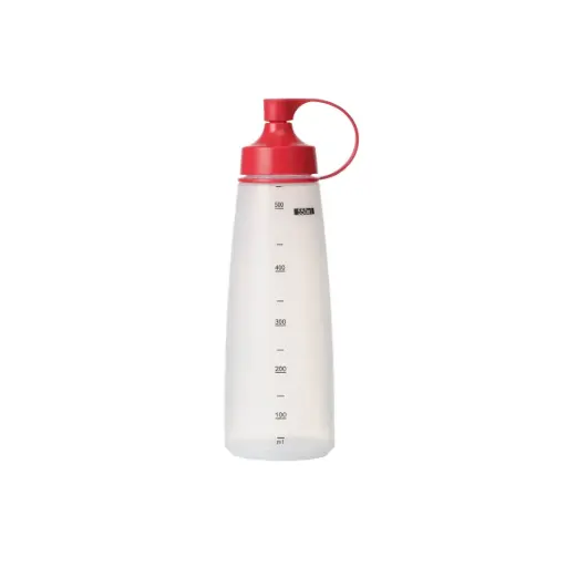 [I-BOTTLEREDCAP] Soft Squeeze Bottle with Red Cap 500ml