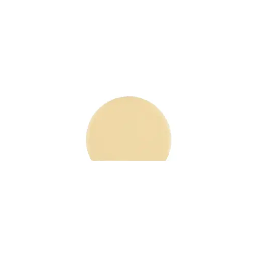 [G-DSRNDBWL] Bowl Dough Scraper Half Circle