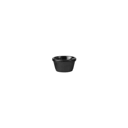 [G-RYNER60BF] Black Ryner Fluted Ramekin 60ml