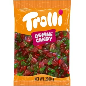 [A-2KGSTRAWB] Trolli Gummy Strawberries 2Kg