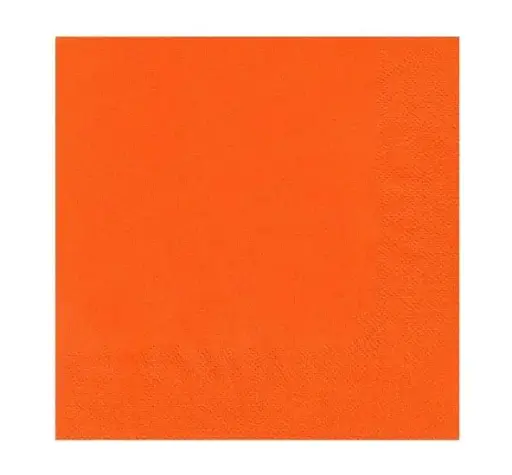 [E-380086] Napkin Cocktail 2 Ply - Orange