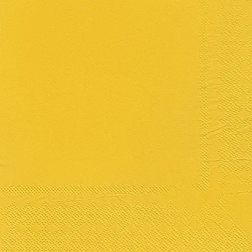 [E-380080] Napkin Cocktail 2 Ply - Yellow