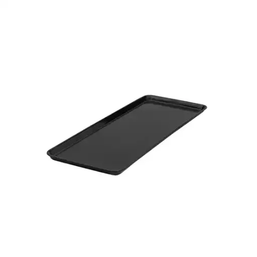 [91040-BK] Ryner Melamine Rectangle Sandwich Platter - Black
