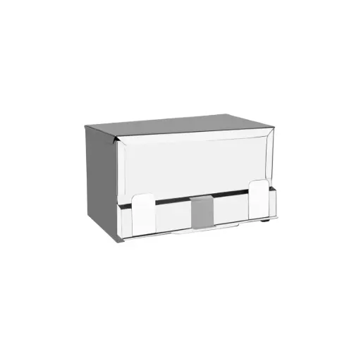 [41950] Straw Dispenser Clear Acrylic
