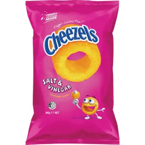 [K-ARNSVCHZ90G] Cheezels Salt & Vinegar 90g